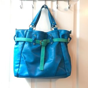 Blue & Torquiest Big Buddha Bag
